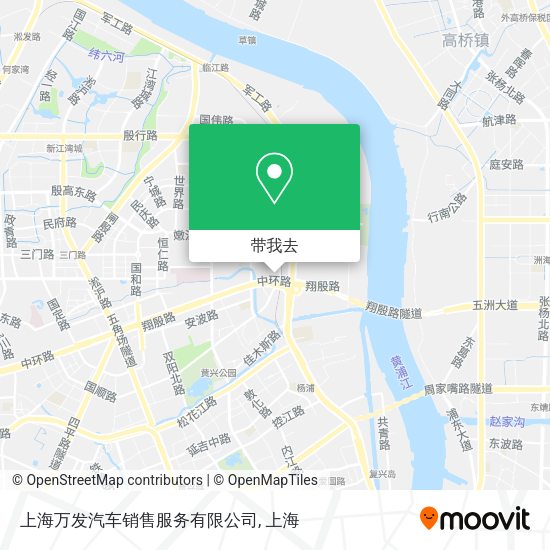 上海万发汽车销售服务有限公司地图