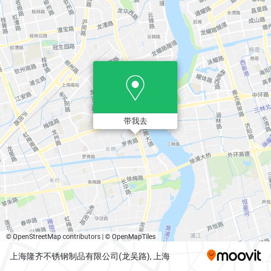 上海隆齐不锈钢制品有限公司(龙吴路)地图