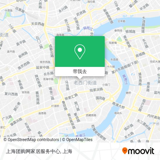 上海团购网家居服务中心地图
