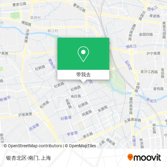 银杏北区-南门地图