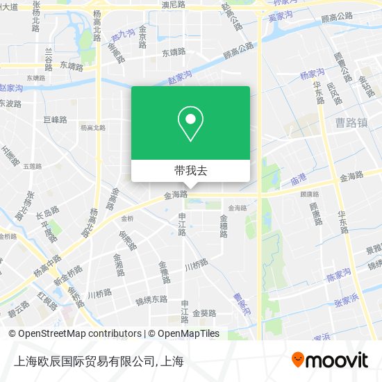 上海欧辰国际贸易有限公司地图