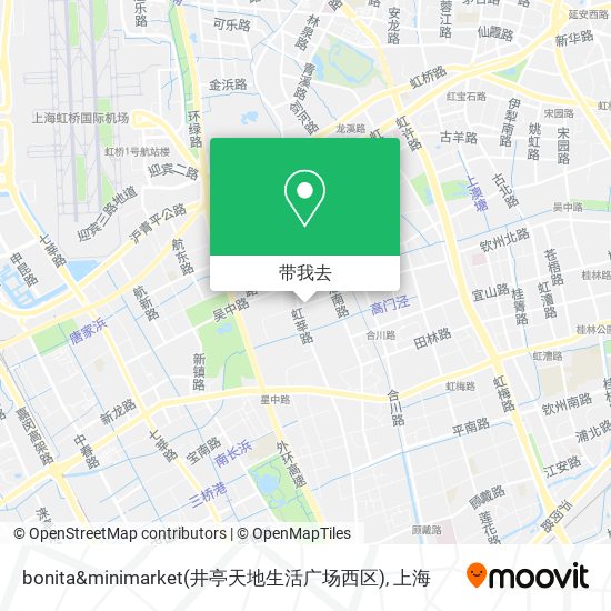 bonita&minimarket(井亭天地生活广场西区)地图