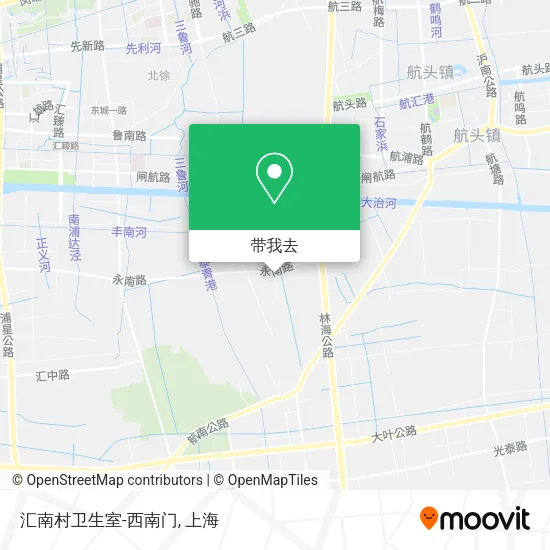 汇南村卫生室-西南门地图