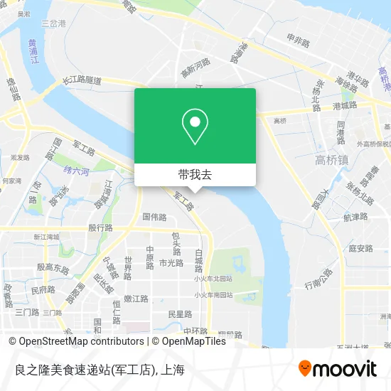良之隆美食速递站(军工店)地图