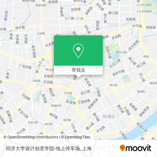 同济大学设计创意学院-地上停车场地图