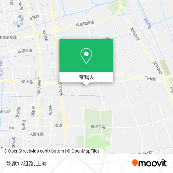 姚家17组路地图