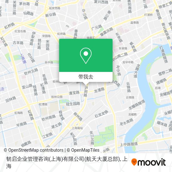 韧启企业管理咨询(上海)有限公司(航天大厦总部)地图