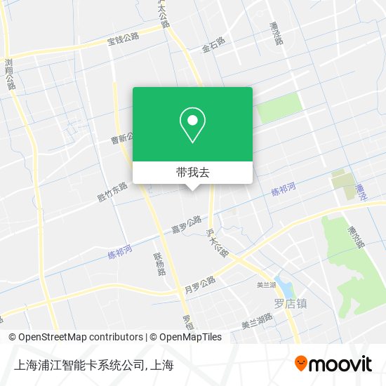 上海浦江智能卡系统公司地图