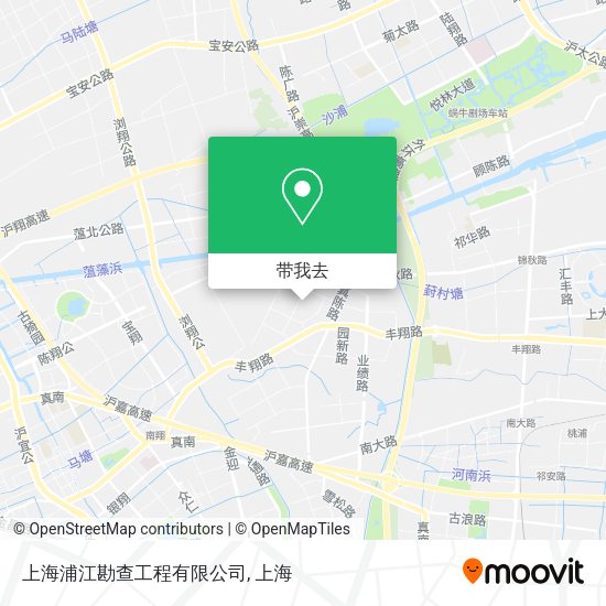 上海浦江勘查工程有限公司地图