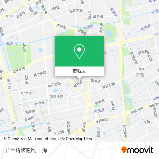 广兰路紫薇路地图