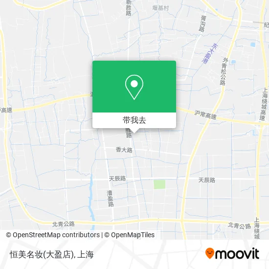 恒美名妆(大盈店)地图