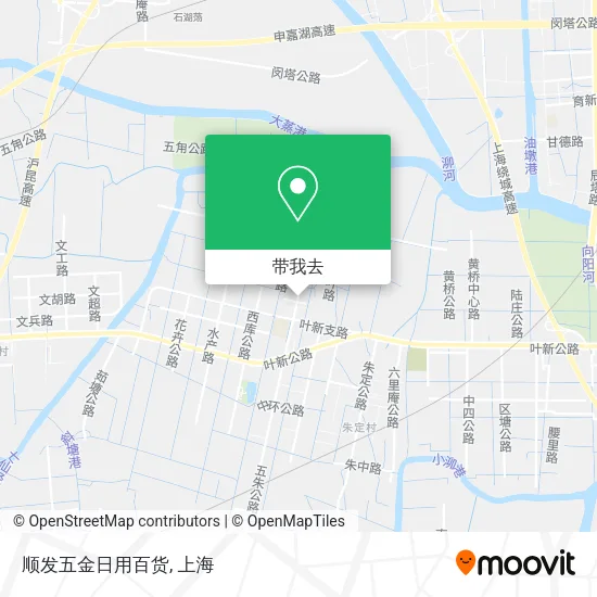 顺发五金日用百货地图