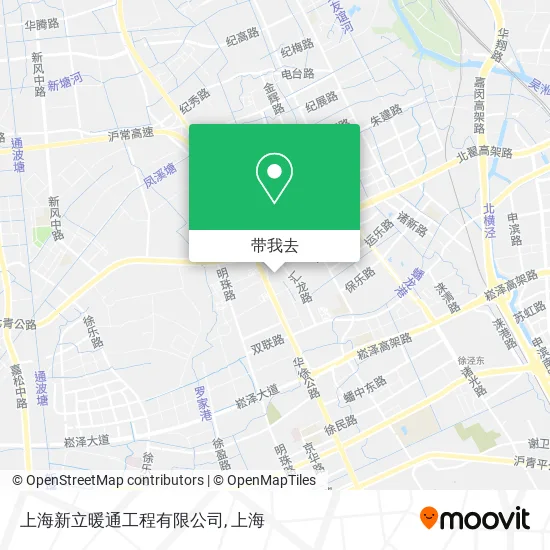 上海新立暖通工程有限公司地图