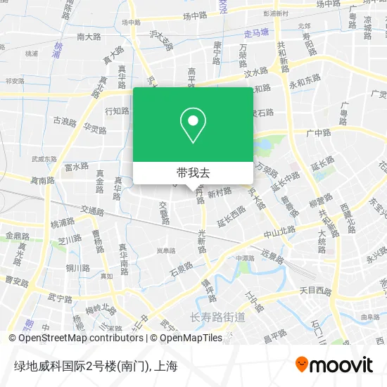 绿地威科国际2号楼(南门)地图