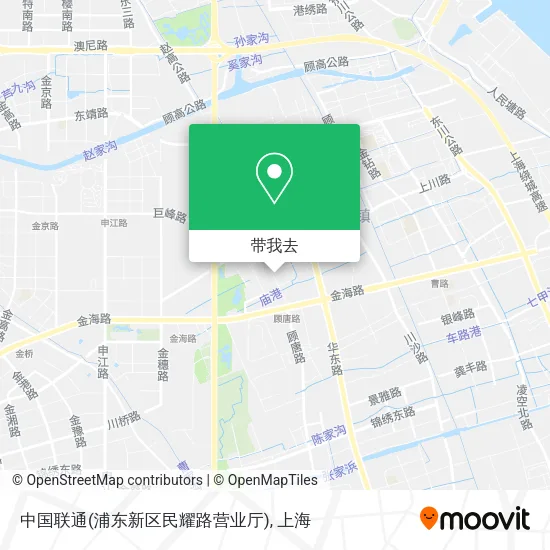 中国联通(浦东新区民耀路营业厅)地图