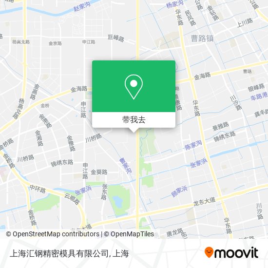 上海汇钢精密模具有限公司地图