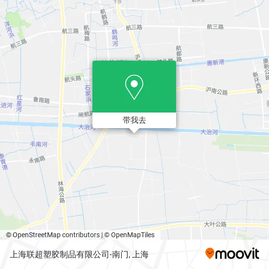 上海联超塑胶制品有限公司-南门地图
