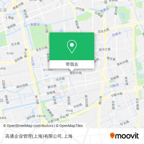 高通企业管理(上海)有限公司地图