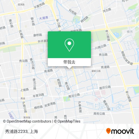 秀浦路2233地图
