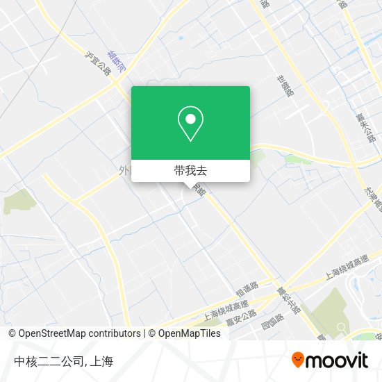 中核二二公司地图