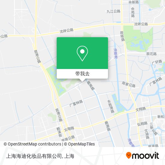 上海海迪化妆品有限公司地图