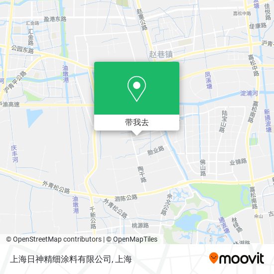 上海日神精细涂料有限公司地图