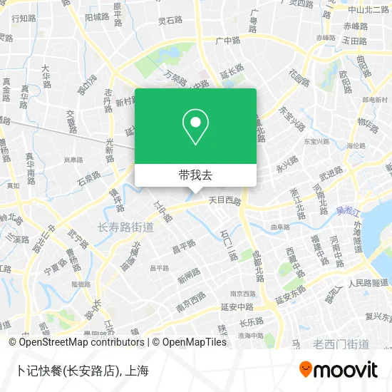 卜记快餐(长安路店)地图