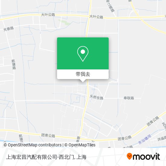 上海宏昌汽配有限公司-西北门地图
