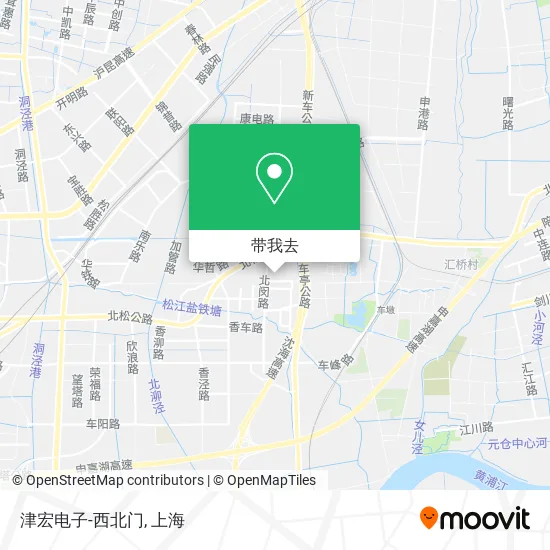 津宏电子-西北门地图
