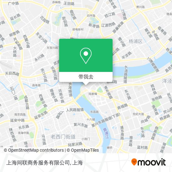 上海间联商务服务有限公司地图