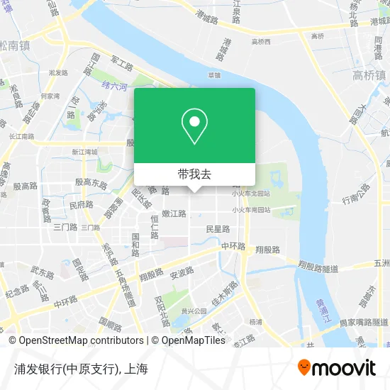 浦发银行(中原支行)地图