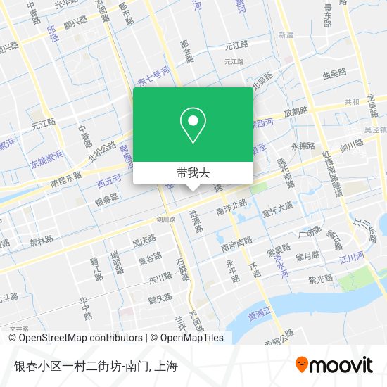 银春小区一村二街坊-南门地图