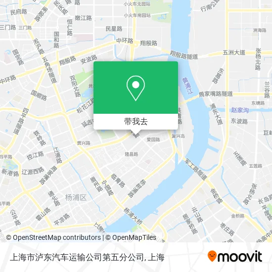 上海市泸东汽车运输公司第五分公司地图