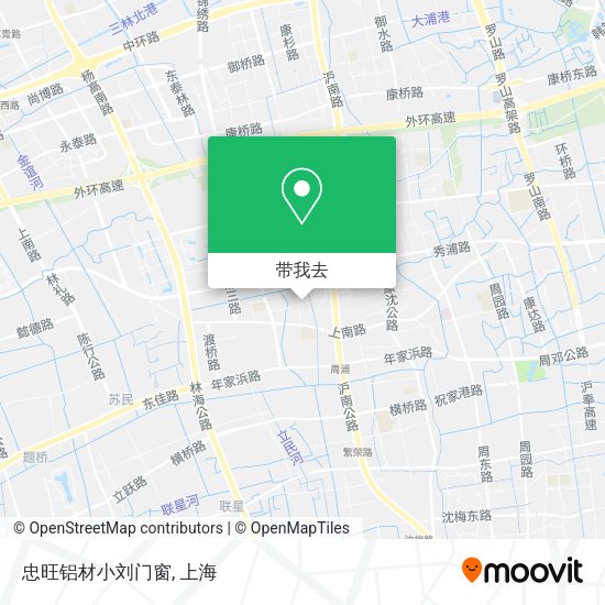 忠旺铝材小刘门窗地图