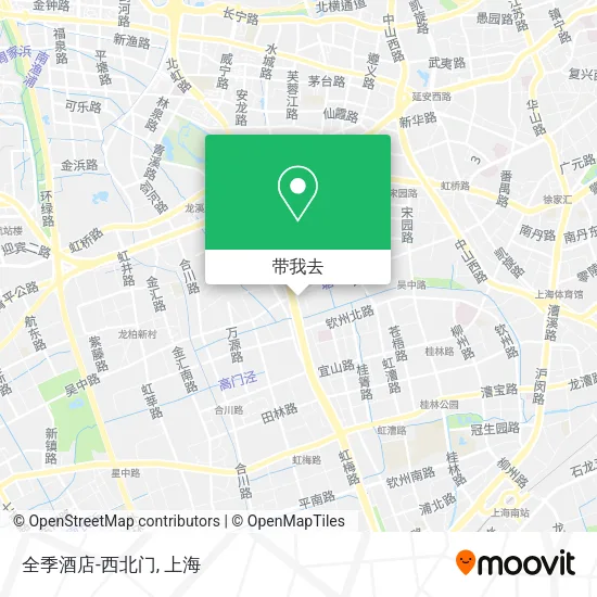全季酒店-西北门地图