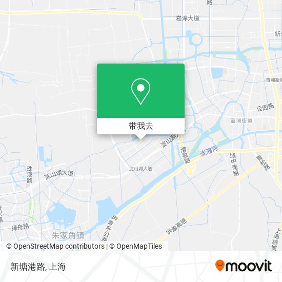 新塘港路地图