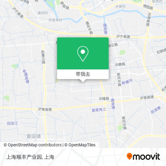上海顺丰产业园地图