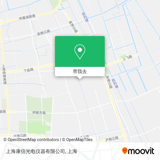 上海康信光电仪器有限公司地图