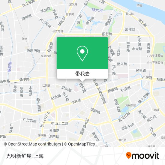 光明新鲜屋地图