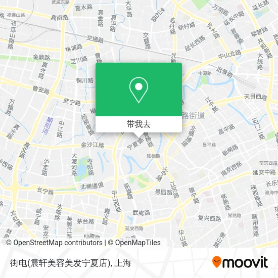 街电(震轩美容美发宁夏店)地图