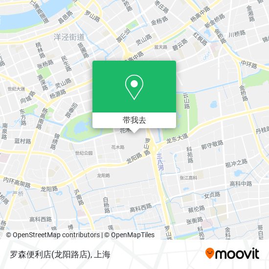 罗森便利店(龙阳路店)地图