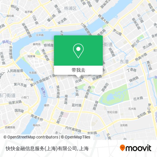 快快金融信息服务(上海)有限公司地图