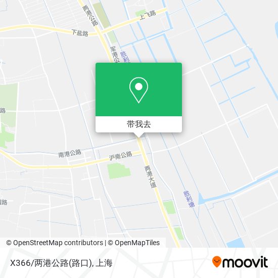 X366/两港公路(路口)地图