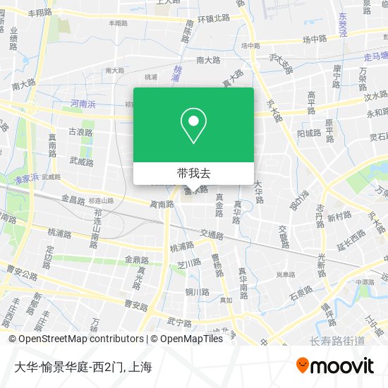 大华·愉景华庭-西2门地图