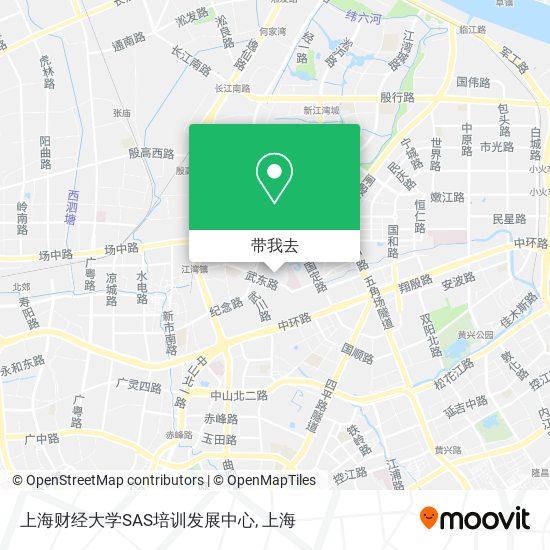 上海财经大学SAS培训发展中心地图
