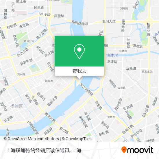 上海联通特约经销店诚信通讯地图