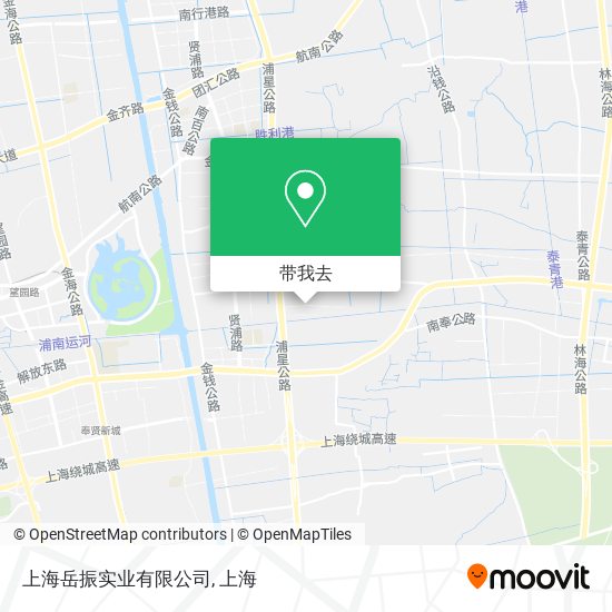 上海岳振实业有限公司地图
