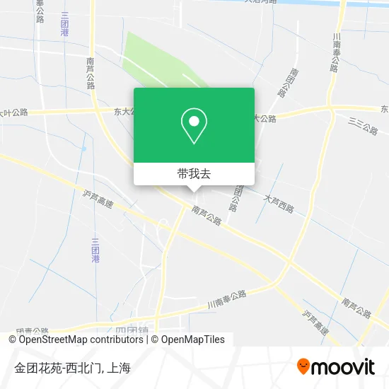 金团花苑-西北门地图