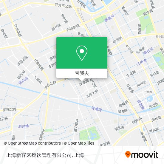 上海新客来餐饮管理有限公司地图