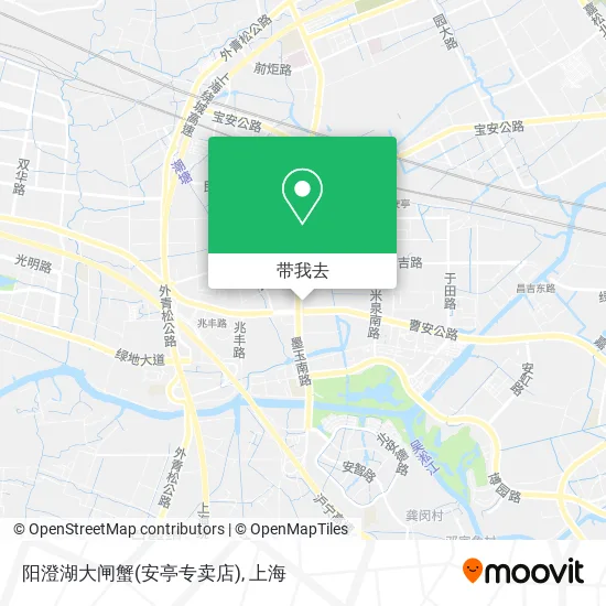 阳澄湖大闸蟹(安亭专卖店)地图